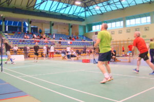 Mikołajkowy turniej weteranów w badmintonia 2015